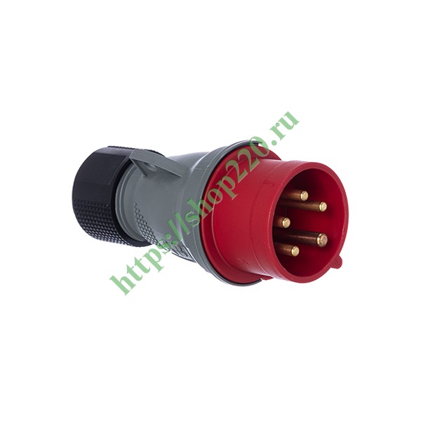 Вилка кабельная ABB Easy&Safe 416EP6 16А 3P+N+E IP44 6ч