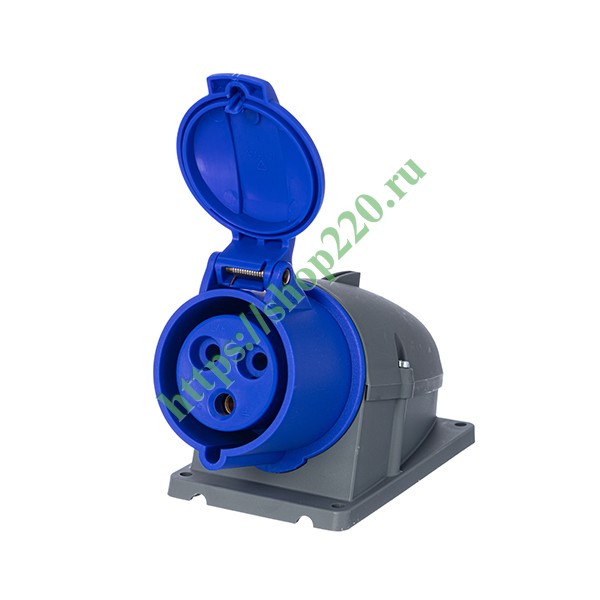 Розетка для накладного монтажа ABB 232 RS6 IP44 32A 2P+E