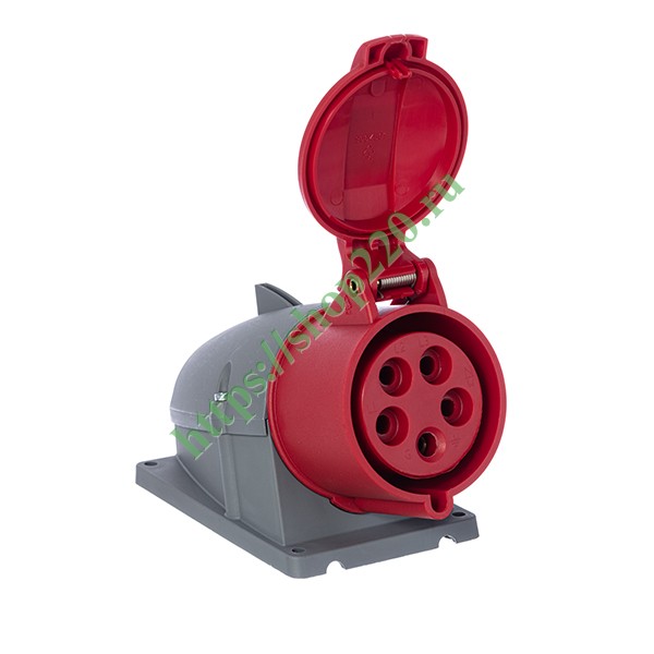 Розетка для накладного монтажа ABB 432 RS6 IP44 32A 3P+N+E