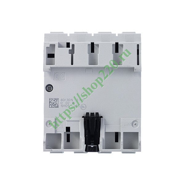 УЗО ABB F204 AC-40/0,1 4-х полюсное тип AC 40A 100mA 4 модуля (ВДТ)