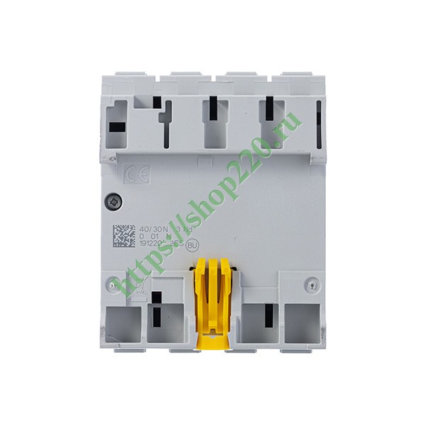 УЗО ABB FH204 AC-25/0,1 4-х полюсное тип AC 25A 100mA 4 модуля (ВДТ)