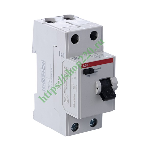 УЗО ABB Basic M 2P 40A 100мА тип AC, BMF42240 (ВДТ)