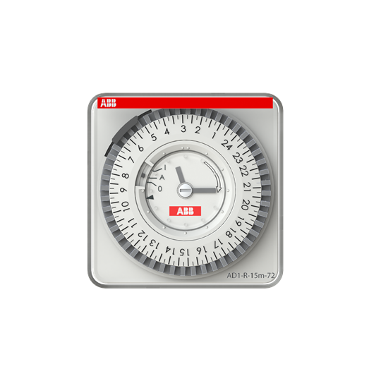 Реле времени суточное AD1-R-15m-72 16А 1НО 230В с резервным питанием 100 часов 4м