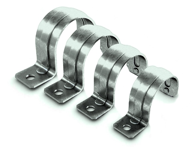 Скоба металлическая однолапковая