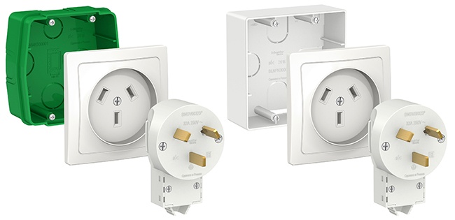 Розетки, вилки для электроплит 20-32A