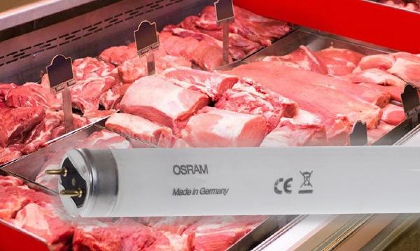 Люминесцентные лампы для гастрономии (мясо) T8 d26mm с цоколем G13