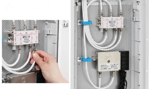 Мультимедийные шкафы ABB серии UK600 (в нишу)