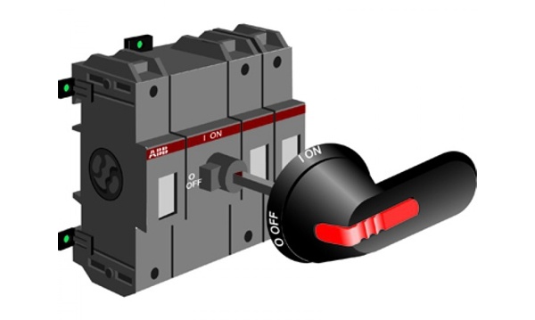 Переходники ABB ОХP и OXS для ручек управления рубильниками типа OT