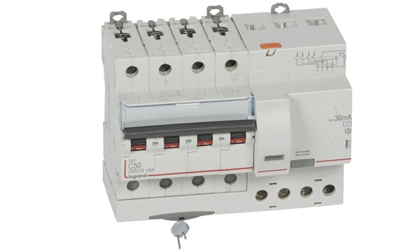 Дифференциальные автоматы двухполюсные АВДТ Legrand DX 6kA