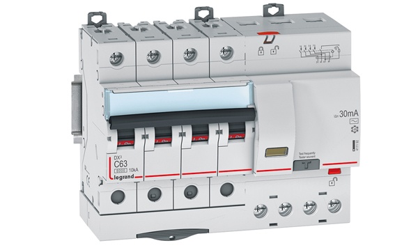 Дифференциальные автоматы четырехполюсные АВДТ Legrand DX 6кА