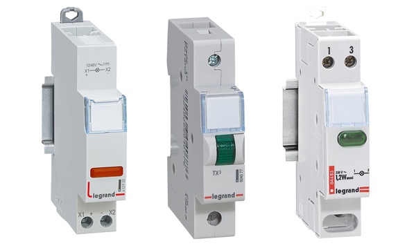 Кнопки, переключатели управления и индикаторы Legrand