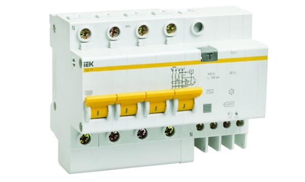 УЗО четырехполюсные ВД1-63 тип AC IEK