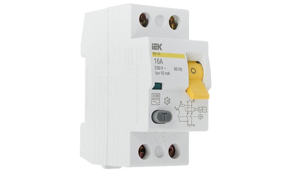 УЗО двухполюсные ВД1-63 тип A IEK