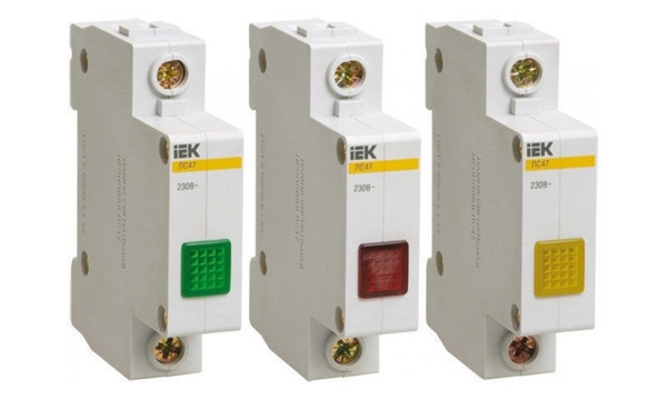 Сигнальные лампы ЛС-47 и ARMAT IEK