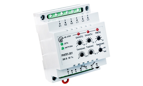 Реле напряжения трехфазные