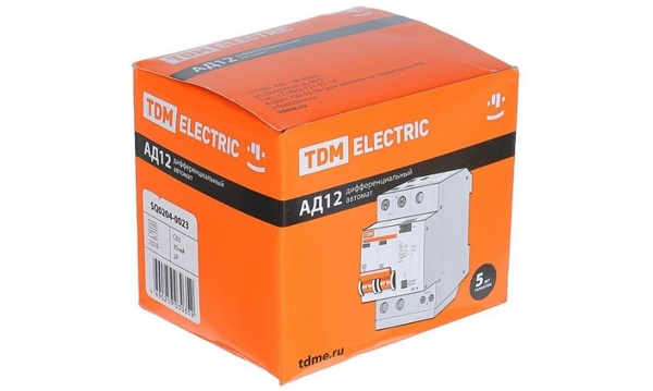 Дифференциальные автоматы двухполюсные АД12 тип АС TDM Electric