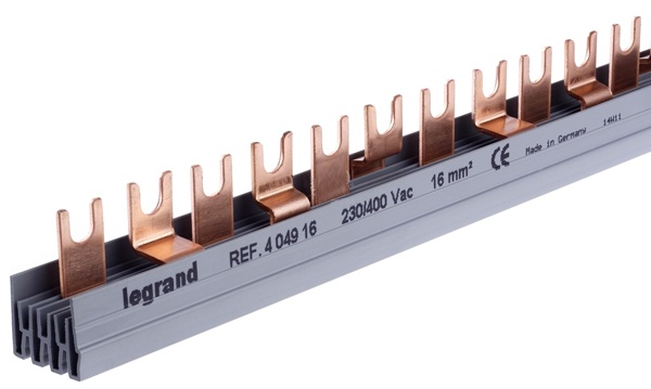 Распределительные гребенчатые шины до 100A
