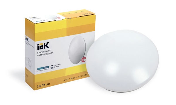 Бытовые накладные светодиодные светильники LED тарелки IEK, Gauss