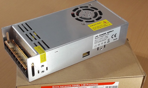 Блоки питания 12V IP20, IP33 драйверы для светодиодных лент и LED модулей