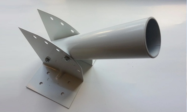 Кронштейны для консольных светильников РКУ, ДКУ, ЖКУ для уличного освещения