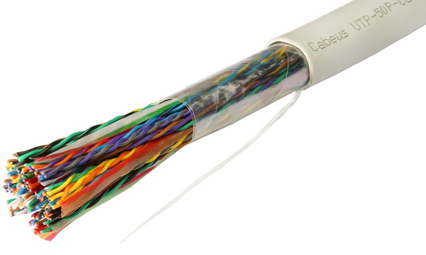 UTP, FTP магистральный (многопарный) информационный кабель связи