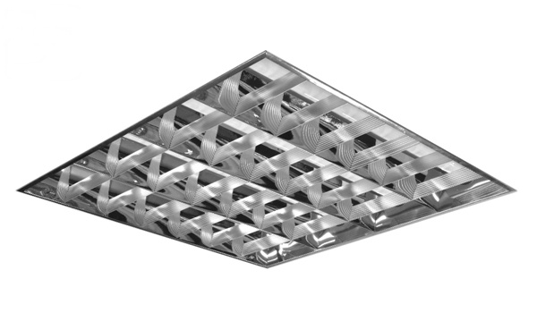 Встраиваемые растровые светильники 4х14 под Армстронг