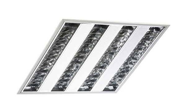 Встраиваемые растровые светильники 4х14/24 под грильято