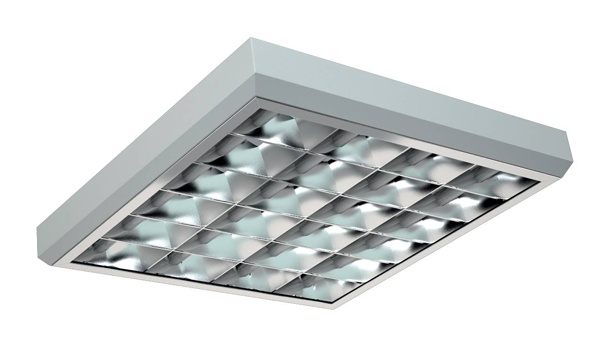 Накладные растровые светильники 4х36 Вт