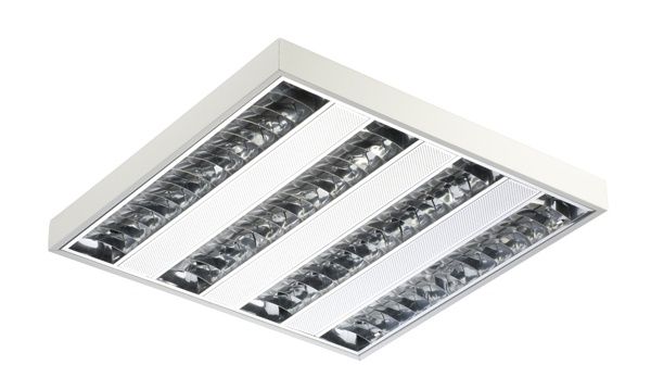 Накладные растровые светильники под лампу T5