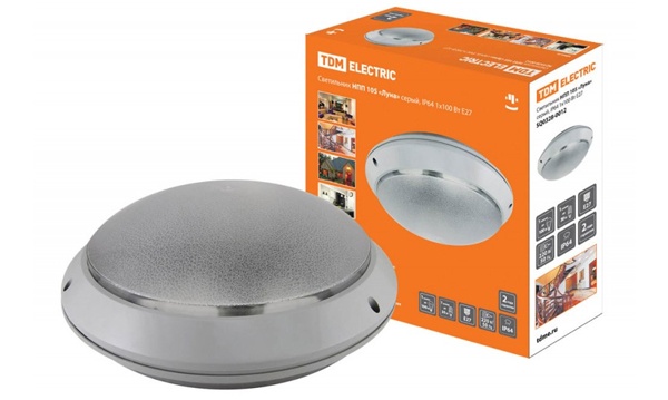 Влагозащищенные светильники с патроном Е27 IP64