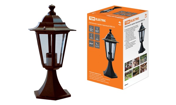 Светильники садово-парковые стеклянный рассеиватель