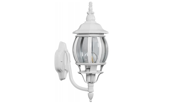 Садово-парковые светильники серия Классика белые восьмигранные