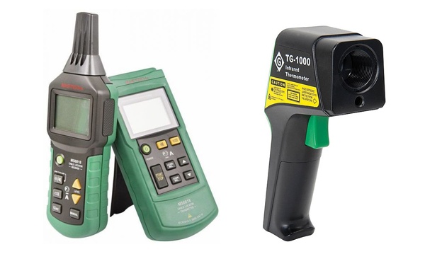 Детекторы, газоанализаторы, пирометры, дозиметры, влагомеры, тепловизоры