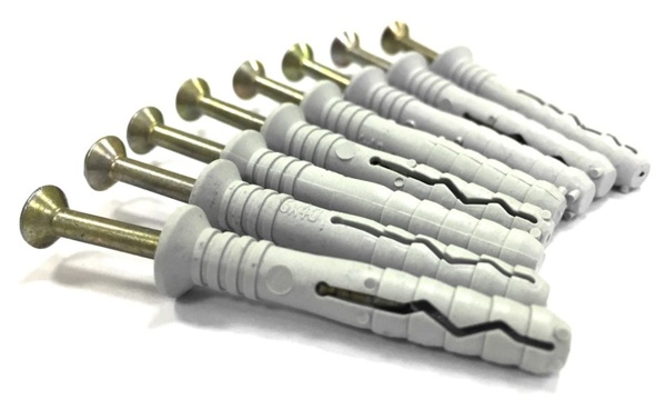 Дюбель-гвозди потайной бортик