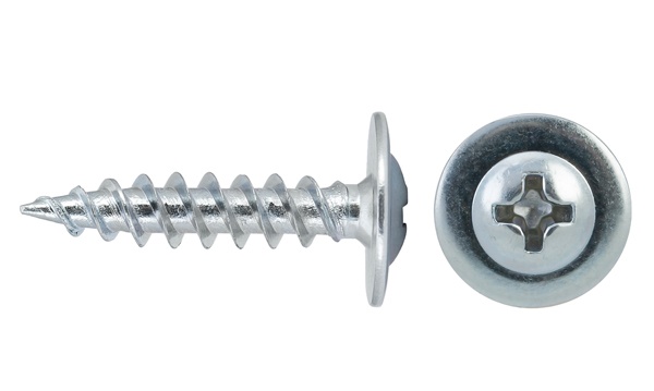 Саморезы по металлу острые с прессшайбой СММ шлиц Ph2