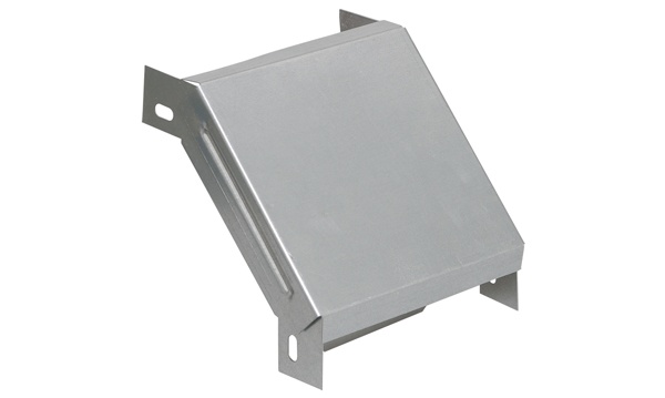 Повороты вертикальные внешние на 90° с крышкой для кабельных лотков IEK