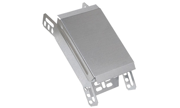 Повороты вертикальные внешние на 45° с крышкой для кабельных лотков IEK