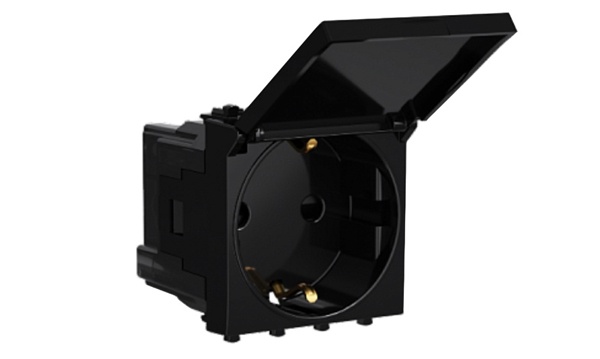 Модульные механизмы DKC Avanti черный квадрат