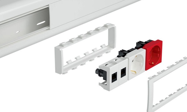 Рамки-суппорты для кабель-каналов и аксессуары DKC Avanti