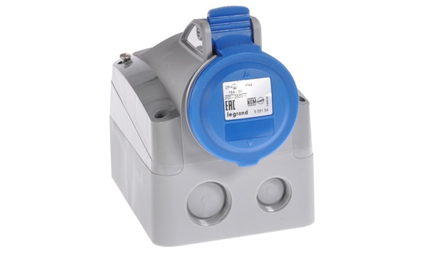 Силовые разъемы Legrand P17 Tempra Pro IP44 16-32A