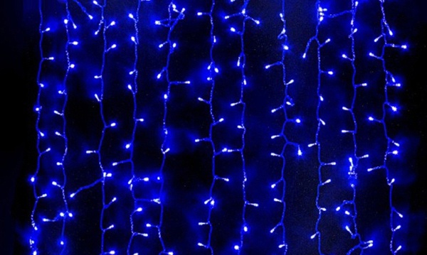 Гирлянда-дождь серия Original IP44 ширина 2м высота 1,5м, 2м