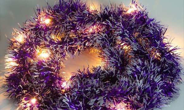 Гирлянда мишура на батарейках