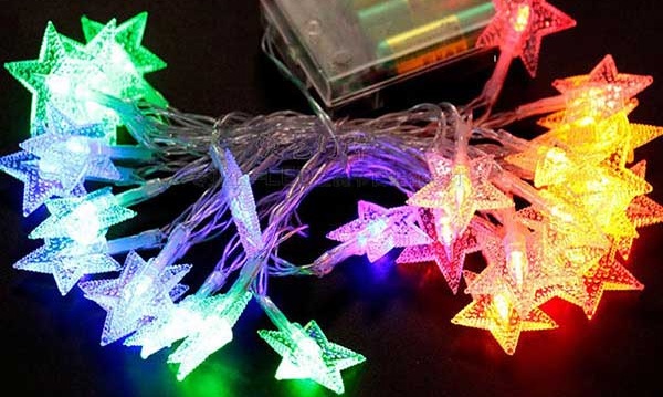 Фигурные гирлянды на батарейках