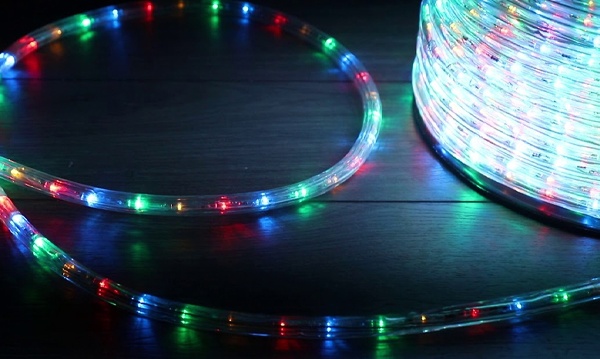 Светодиодный дюралайт с постоянным свечением