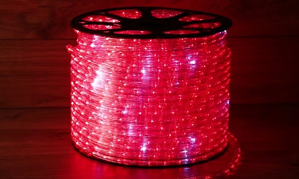 Светодиодный дюралайт с эффектом мерцания