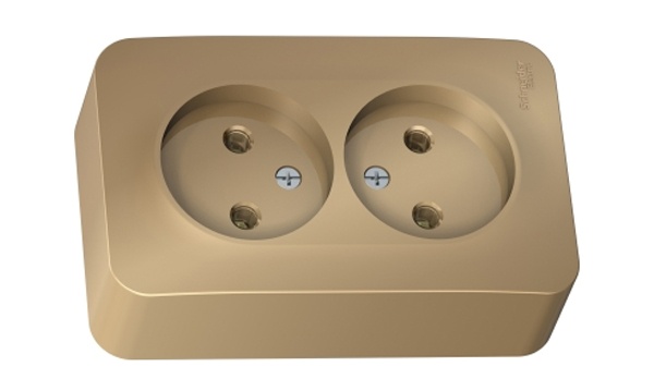 Розетки и выключатели Blanca Systeme Electric титан открытой установки (без пластины)