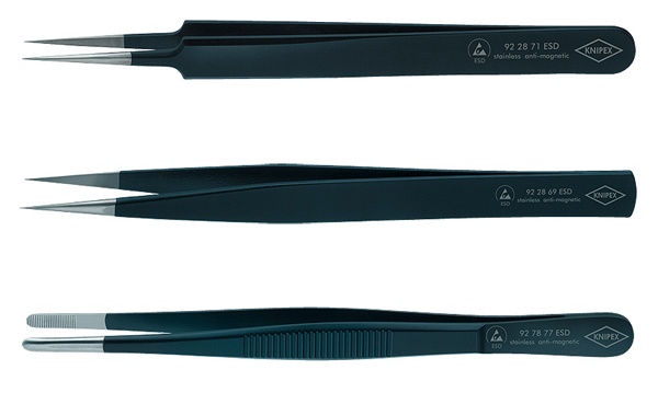 Прецизионные пинцеты антистатические ESD