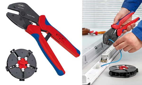 Пресс-клещи для обжима наконечников со сменными матрицами