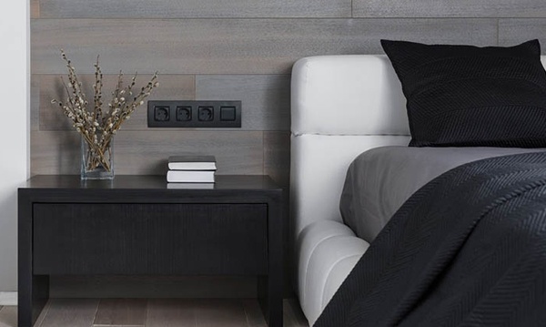 Механизмы и рамки Legrand Etika антрацит