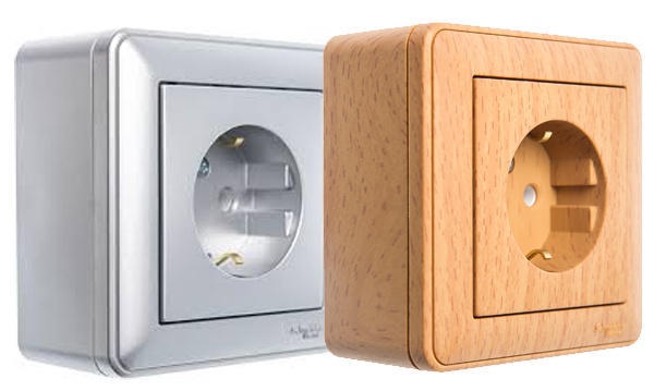 Коробки для накладного монтажа c рамками W59